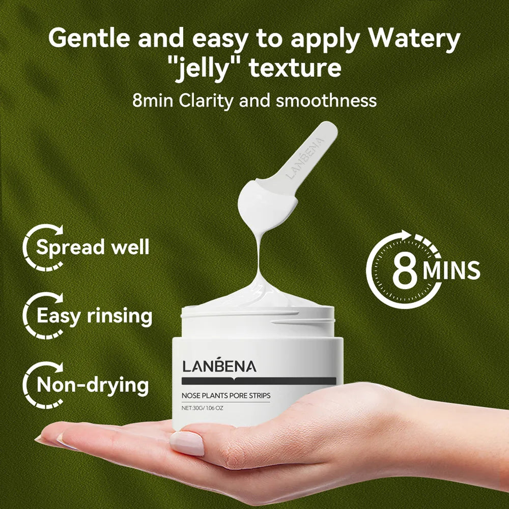 LANBENA Blackhead Remover Nose Mask  Peeling  Deep Cleansing Face Mask Oil Control Skin Care (60 Stickers)