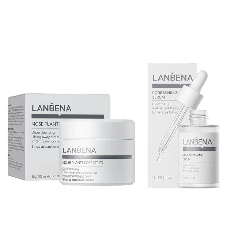 LANBENA Blackhead Remover Nose Mask  Peeling  Deep Cleansing Face Mask Oil Control Skin Care (60 Stickers)
